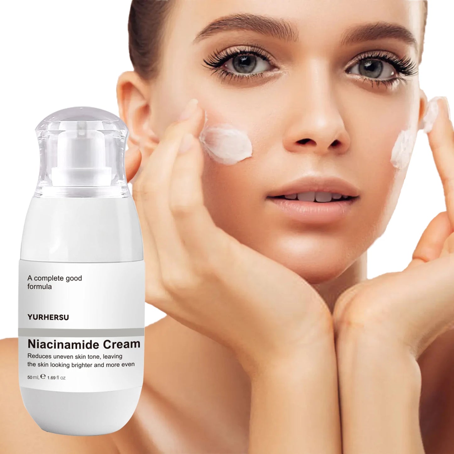 Niacinamide Face Cream, Minimizes Pores, Moisturizes, Suitable for Oily Skin, Effectively Hydrates