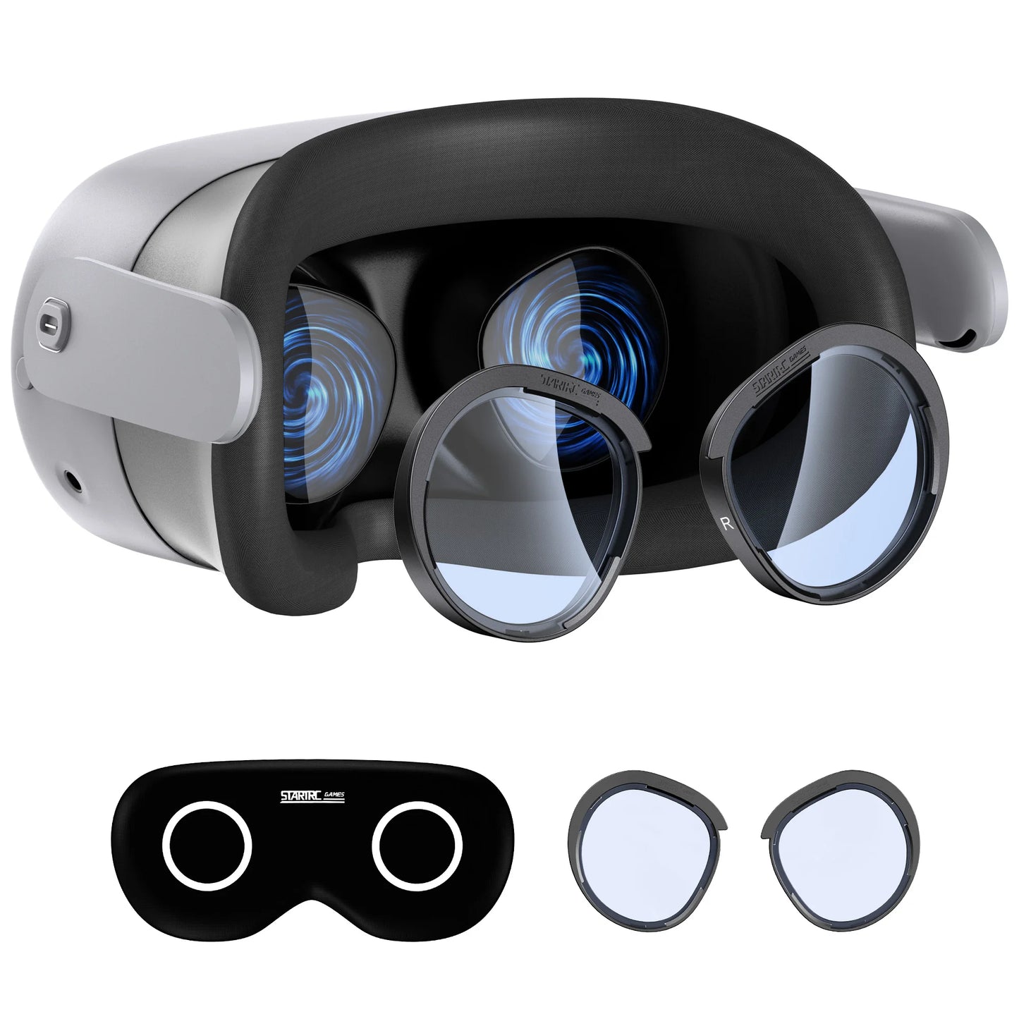 Suitable for Meta Quest 3S VR scratch resistant ring lens protective cover, anti eye blue light Quest 2 accessories