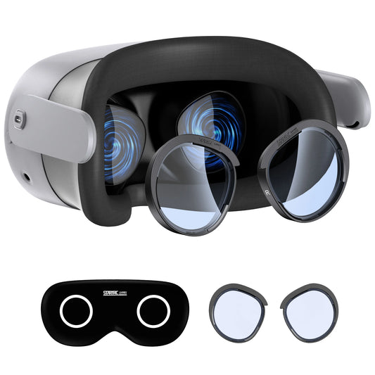Suitable for Meta Quest 3S VR scratch resistant ring lens protective cover, anti eye blue light Quest 2 accessories