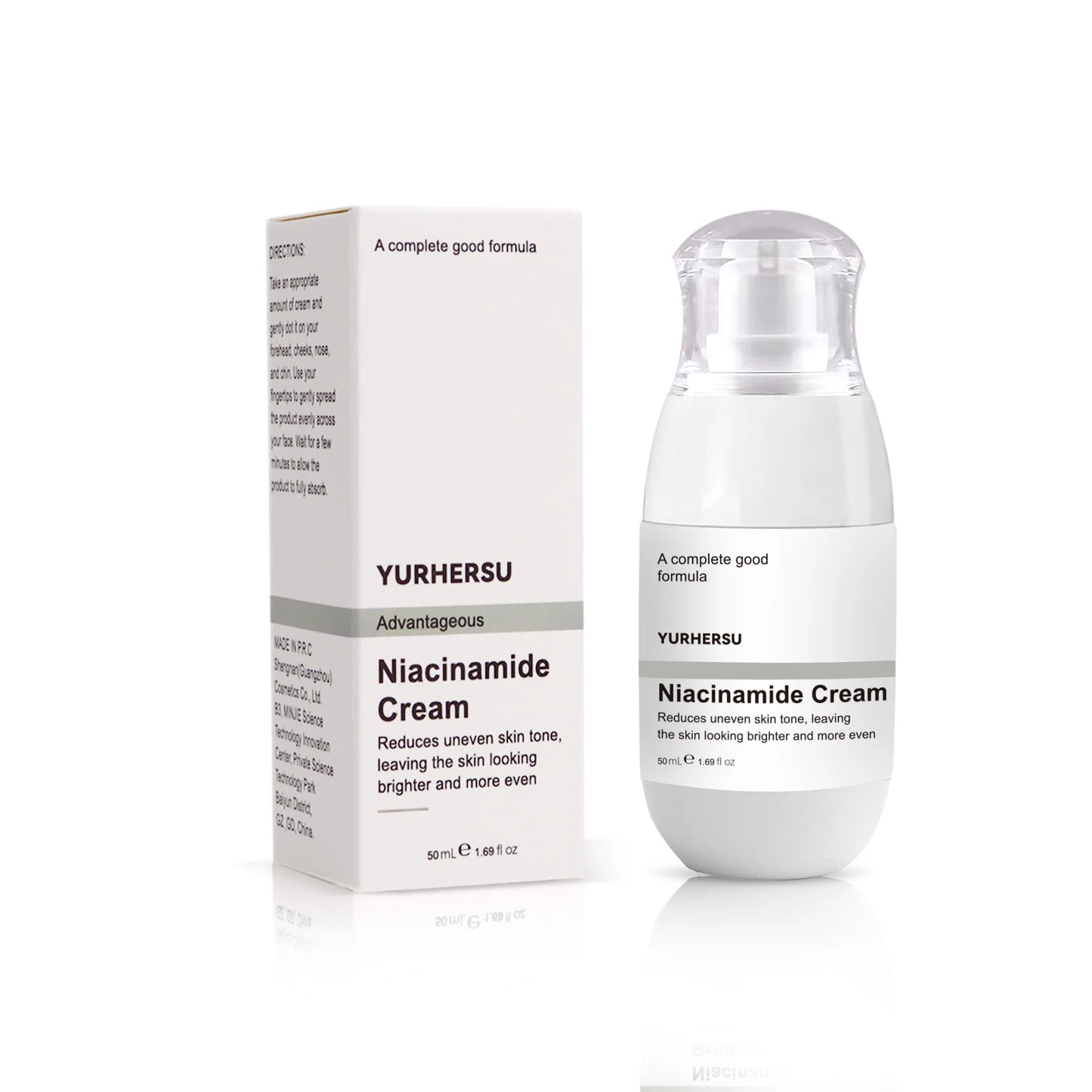 Niacinamide Face Cream, Minimizes Pores, Moisturizes, Suitable for Oily Skin, Effectively Hydrates