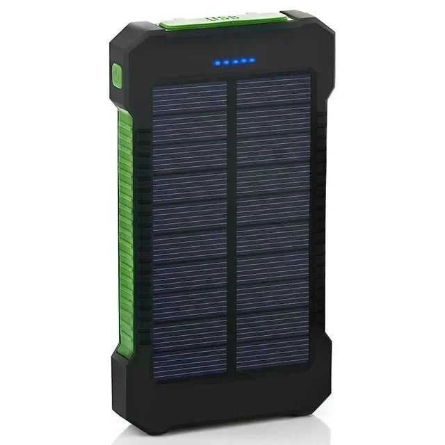 200000mAh Portable Solar Power Bank External Battery Fast Charging Waterproof Powerbank with SOS Flashlight Poverbank for Xiaomi
