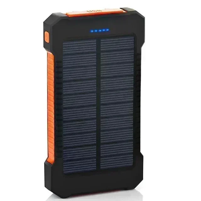 200000mAh Portable Solar Power Bank External Battery Fast Charging Waterproof Powerbank with SOS Flashlight Poverbank for Xiaomi